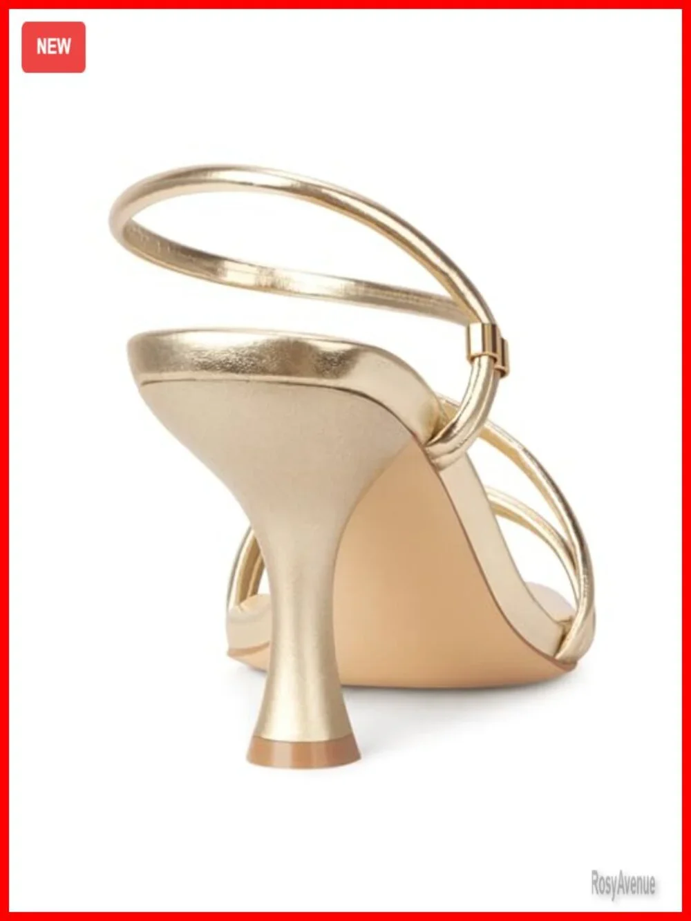 Strappy Kitten Heels Square Open Toe Sandals Party Wedding Shoes